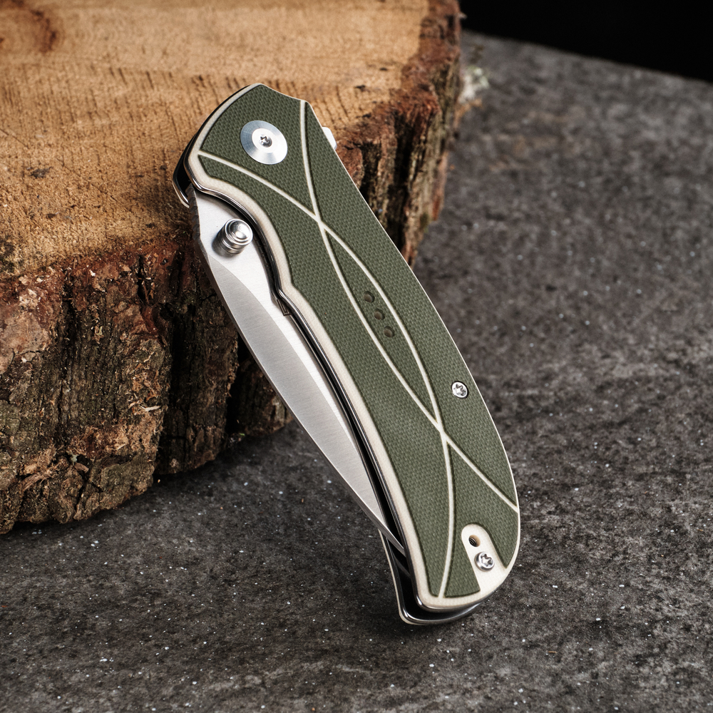 Нож складной туристический Sencut Hyrax, (8.4 см) 9Cr18MoV / G10 серый